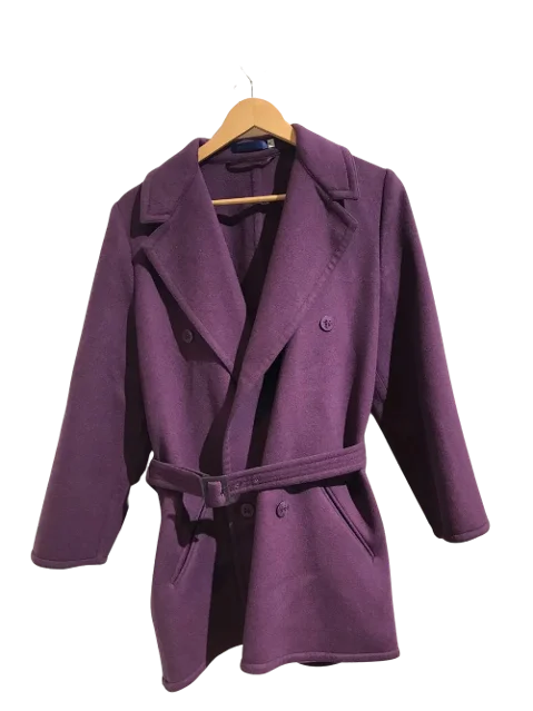 Purple Wool Givenchy Coat