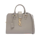 Grey Leather Yves Saint Laurent Handbag