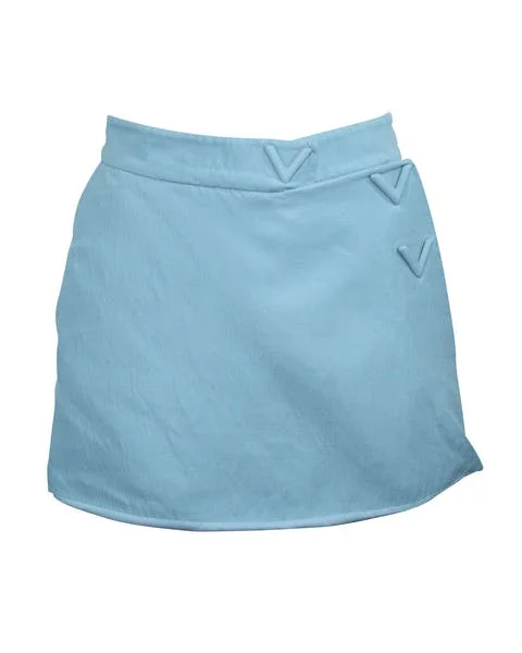 Blue Fabric Valentino Skirt