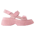 Pink Fabric Camper Sandals