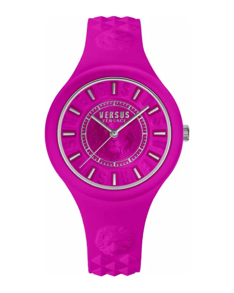 Pink Fabric Versus Versace Watch