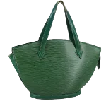 Green Leather Louis Vuitton Saint Jacques