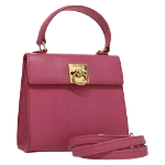 Pink Leather Celine Handbag