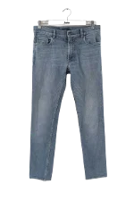 Blue Cotton Prada Pants