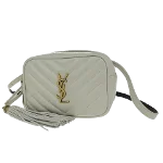 White Leather Yves Saint Laurent Crossbody Bag