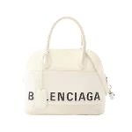 White Leather Balenciaga Ville