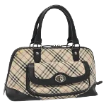 Beige Canvas Burberry Handbag