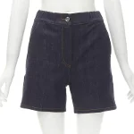 Blue Cotton Fendi Shorts