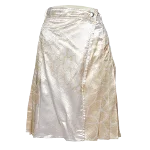 Metallic Fabric Prada Skirt