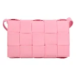 Pink Leather Bottega Veneta Crossbody Bag