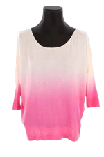 Pink Silk Kujten Top