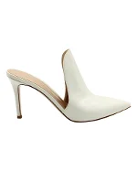 White Leather Gianvito Rossi Mules