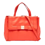 Orange Leather Kate Spade Tote