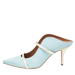 Blue Fabric Malone Souliers Mules