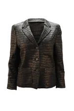 Black Acetate Dries Van Noten Jacket