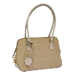 Beige Leather Salvatore Ferragamo Handbag