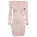 Pink Knit Balmain Dress