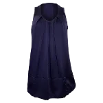 Navy Silk Brunello Cucinelli Top