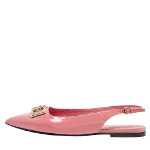 Pink Leather Louis Vuitton Flats