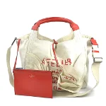 White Fabric Valentino Handbag