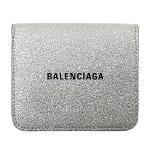 Silver Leather Balenciaga Wallet