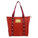 Red Canvas Louis Vuitton Antigua