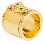 Gold Metal Versace Ring