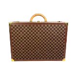 Brown Cotton Louis Vuitton Briefcase