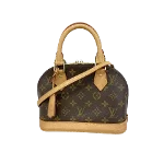 Brown Canvas Louis Vuitton Alma