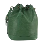 Green Leather Louis Vuitton Noe