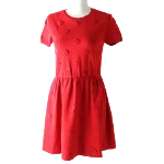 Red Fabric Valentino Dress