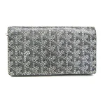 Grey Canvas Goyard Wallet