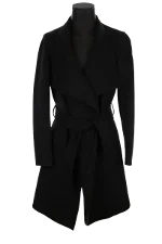 Black Wool Joseph Coat