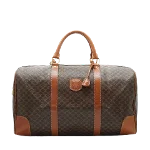 Brown Canvas Celine Luggage