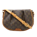 Brown Canvas Louis Vuitton Menilmontant