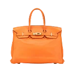 Orange Leather Hermès Birkin