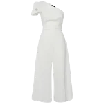 White Fabric Elisabetta Franchi Jumpsuit