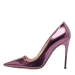 Purple Leather Miu Miu Heels