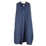 Navy Polyester The Row Top