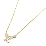 Gold Metal Louis Vuitton Necklace