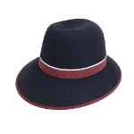 Black Wool Hermes Hat
