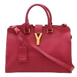 Pink Leather Yves Saint Laurent Handbag