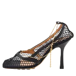 Black Mesh Bottega Veneta Heels