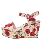 Pink Fabric Dolce & Gabanna Sandals