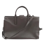 Grey Leather Yves Saint Laurent Handbag