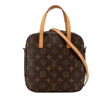 Gold Canvas Louis Vuitton Handbag