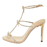 Beige Leather Rene Caovilla Sandals