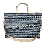 Blue Fabric Givenchy Tote