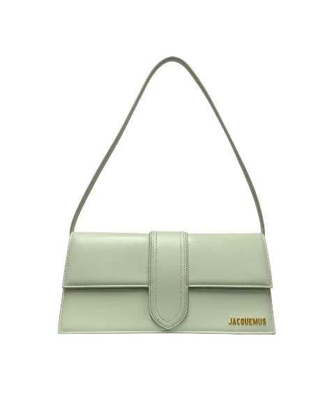 Green Leather Jacquemus Le Bomba