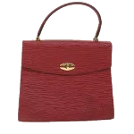 Red Leather Louis Vuitton Malesherbes